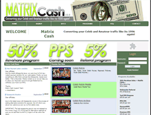 Tablet Screenshot of matrix-cash.com